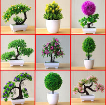 Load image into Gallery viewer, NUEVAS Plantas Artificiales Bonsai Plantas de Maceta de Árbol Pequeño Flores Falsas Adornos en Macetas para la Decoración del Hogar Decoración Jardín Hotel