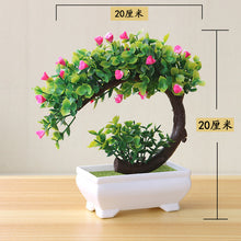 Load image into Gallery viewer, NUEVAS Plantas Artificiales Bonsai Plantas de Maceta de Árbol Pequeño Flores Falsas Adornos en Macetas para la Decoración del Hogar Decoración Jardín Hotel