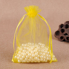 Load image into Gallery viewer, 50Pcs Gift Organza Bag Jewelry Packaging Candy Wedding Party Goodie Packing Favors Cake Pouches Drawable Bags Present For Sweets