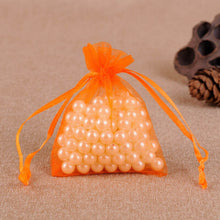 Load image into Gallery viewer, 50Pcs Gift Organza Bag Jewelry Packaging Candy Wedding Party Goodie Packing Favors Cake Pouches Drawable Bags Present For Sweets