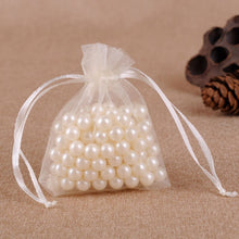 Load image into Gallery viewer, 50Pcs Gift Organza Bag Jewelry Packaging Candy Wedding Party Goodie Packing Favors Cake Pouches Drawable Bags Present For Sweets
