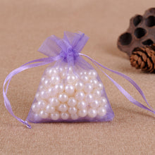 Load image into Gallery viewer, 50Pcs Gift Organza Bag Jewelry Packaging Candy Wedding Party Goodie Packing Favors Cake Pouches Drawable Bags Present For Sweets
