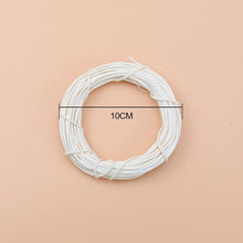 Load image into Gallery viewer, 10/15/20cm White Rattan Ring Artificial flowers Garland Dried flower frame For Christmas Home Decor DIY floral wedding Wreaths

