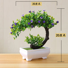 Load image into Gallery viewer, NUEVAS Plantas Artificiales Bonsai Plantas de Maceta de Árbol Pequeño Flores Falsas Adornos en Macetas para la Decoración del Hogar Decoración Jardín Hotel
