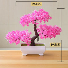 Load image into Gallery viewer, NUEVAS Plantas Artificiales Bonsai Plantas de Maceta de Árbol Pequeño Flores Falsas Adornos en Macetas para la Decoración del Hogar Decoración Jardín Hotel
