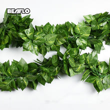 Load image into Gallery viewer, 10 Style 1pc Artificial Decoration Vivid Vine Rattan Leaf Vagina Grass Plants Grape Leaves For Home Garden Party Decor B1015
